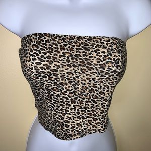 Cheetah tube top